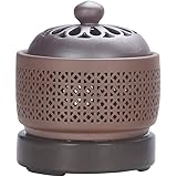 電子香炉、ナイトライト香炉、香スプーン、ピンセット、スパイストレイ付き、温度調節可能、寝室で使用、茶室など