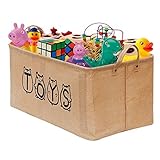 gimars Improved XL 22インチWell Holding Toy Chestバスケットストレージビン – Perfect for犬玩具、子供& Childrenおもちゃ、毛布、服 – 