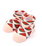 (イーザッカマニアストアーズ)e-zakkamania stores ベビーソックス［スイカ］ - ライトピンク