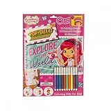 Kole OL640 Strawberry Shortcake Pop-Out Coloring Kit [並行輸入品]