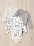 Carter's カーターズ ベビー 3枚組 前開き 長袖 ボディ 3P セット 赤ちゃん ロンパース 男の子 カバーオール ベビー服 9M BOY