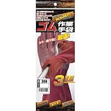 #308 L ゴム作業手袋 3双組