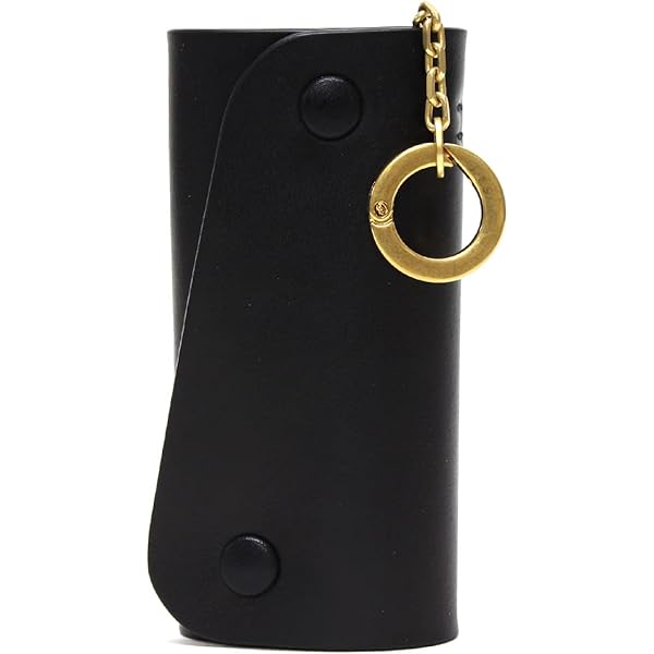 IL BISONTE ブラックレザーキーケース キーケース | キーケース | ベストセラー | オンラインストア