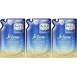 【まとめ買い】KOSE ジュレーム アミノ アルゲリッチ シャンプー (ディープモイスト) つめかえ フローラル 詰替え用 350mL x3個