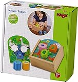 HABA Nature Shapes Wooden Shape Sorting Box [並行輸入品]