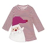 パジャマ キッズ ワンピース 子供服 寝巻き 女の子 長袖パジャマ 9ヶ月-6歳ルームウェア クリスマス トナカイ柄 ガール hibote