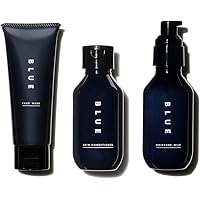 Amazon.co.jp: BLUE（ブルー）洗顔 & 化粧水 & 乳液 スキンケア