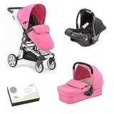 Baby Elegance(ベビーエレガンス) ベビーカーBeep Twist Travel System ピンク 17kg 0ヶ月~ 36ヶ月対象 3D折り畳みで