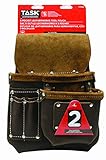 Task Tools T77304 Leather Professional Roofer's Tool Bag, 5-Pocket [並行輸入品]