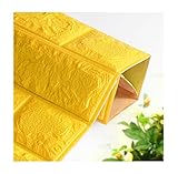 anboo DIY 3d壁紙, PEフォームエンボスレンガ石壁ステッカーホームオフィス装飾 60X60X0.8cm 1
