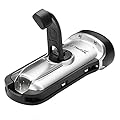 ThorFire LED Flashlight Solar Powered & Hand Cranking Rechargeable Flashlights Dynamo Carabiner Camping Outdoor Hiking Climbing Emergency Lights