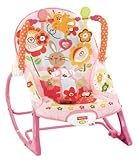 Fisher-Price Infant-To-Toddler Rocker Seat Features Two Position Recline & Kickstand - Bunny by BBY4