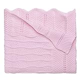 Elegant Baby 100% Cotton Sweater Knit Blanket, Fancy Texture, 30 X 40 by Elegant Baby