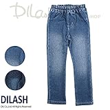(ディラッシュ) DILASHデニムニットレギンス/秋 80 ネイビー