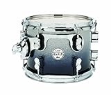 Pacific Drums PDCM0810STSB 8 x 10 Inches Tom with Chrome Hardware - Silver to Black Fade [並行輸入品]