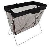 サイドワゴン メッシュ 持ち手付 ブラウン R-352