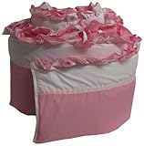 Baby Doll Bedding Regal Crib Bumper, Pink by BabyDoll Bedding