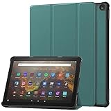 対応 2023 Fire HD 10 ケース Fire HD 10 カバー タブレット 10インチ【Hoozee】Fire HD 10 2023 ケース TPU+PUレザー 手帳型 三つ折りスタンド ire HD 10 カバー オートスリープ機能 傷防止 保護ケース (Fire HD 10, グリーン)