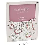 tracey russell mdf frame baby girl 6x4 by tracey russell drawn from the heart