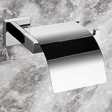 InterDesignターン壁マウント紙タオルホルダー、コンテンポラリーステンレススチール壁掛け式、バスルームアクセサリー