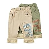 La Chiave(ラ キエーベ) ロングパンツ (80～130cm) キムラタンの子供服 (80518x80718-161a) カーキ 100