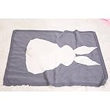 mk.公園 – Cute Bunnyキッズ赤ちゃん昼寝毛布Rabbit寝具タオルカバースローラップソフト 75cm * 98cm グレー