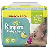 PAMPERS Baby Dry Size 6 Extra Large 15+ kg Jumbo Plus Pack 64 pcs. by Pamper