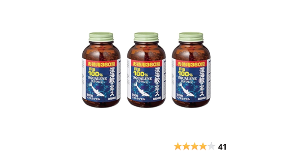 Amazon オリヒロ 深海鮫エキスカプセル徳用 360粒 3個セット Orihiro オリヒロ フィッシュオイル
