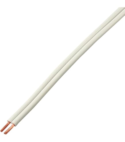 Amazon.co.jp: OHM 配線用 ビニール平行線 白 2m 1500W (04-7468