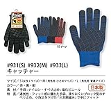 福徳産業【20双セット販売】#933 L 紺 キャッチャー L 手袋　Ｌ　男性用普通サイズ