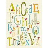 Eclectic Alphabetキャンバスアート