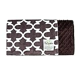 マイBlankeeドルチェヴィータラティスMinkyブラウンMinkyドットブラウンベビー毛布/ワット、29 "×35"