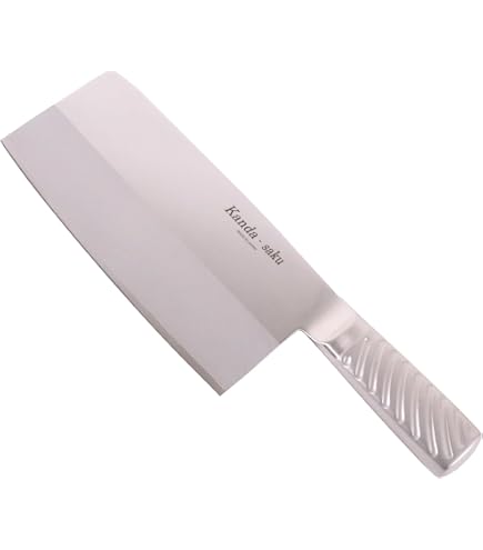 Amazon｜カンダ 中華包丁 神田作 日本製 共柄 220mm 厚刃 438025 肉