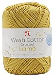 ハマナカ 手編み糸 ウォッシュコットンクロッシェラメ 約25ｇ Col.406