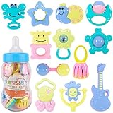 赤ちゃん玩具、Baby Rattles TeetherボールShaker Grab and Spin Rattle Musical Toy Gift by dacawin Da-001695