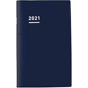 コクヨ ジブン手帳 Biz 手帳 2021年 A5 スリム マンスリー&ウィークリー マットネイビー ニ-JB1DB-2…