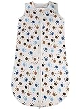 Plus Nao(プラスナオ) 子供用 スリーパー ベビー 赤ちゃん用 おくるみ 寝袋 ベビー用かいまき ファスナー式 コットン - ぞう