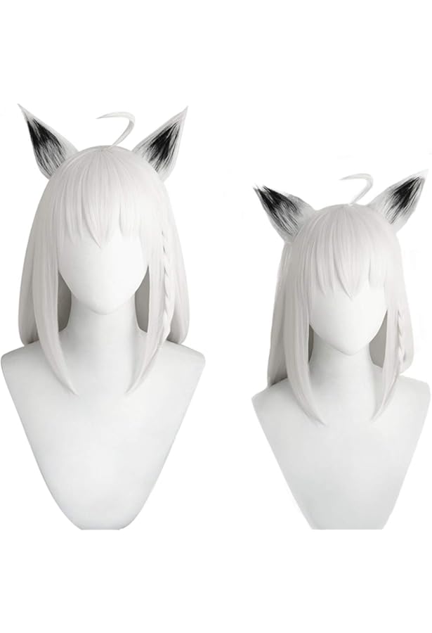 Amazon.co.jp: [milky time] 尻尾&耳つき 白上フブキ コスプレ 衣装