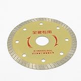 uxcell チップソー 106 x 20 x 1.6mmガラススレートカッティング ホイールディスク ダイヤモンド スライス