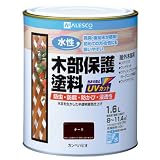 カンペハピオ 水性木部保護塗料 チーク 1.6L