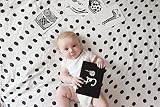 Milk Snob Over-sized Muslin Swaddle Blanket Black and White Polka Dots by Milk Snob