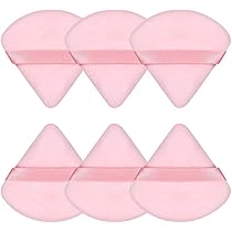 Amazon | 6パックパウダーパフフェイス三角メイクアップスポンジ