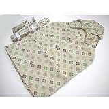 七五三 3歳 5歳 男児 金襴 袴 セッ 男の子 2サイズ6タイプ/L(60cm) 6(クリーム・菱13)