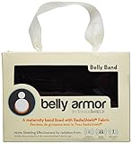 belly armor ベリィアモール Belly Band 電磁波対策 ベリィ・バンド XL/XXL:腹囲91-112cm/腰囲102-122cm 黒 本体 95% 綿 5% ポリウレタン 別布 金