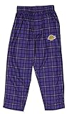 Los Angeles Lakers Nba Little Boys Plaid Pajama Pants – パープル S