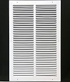 12"w X 30"h Steel Return Air Grilles - Sidewall and Cieling - HVAC DUCT COVER - White [並行輸入品]