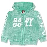 ベビードール 斜めロゴセットアップ ジップパーカー 子供服 140cm エバーグリーン