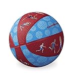 Crocodile Creek Basketball Players Patterned Kid-Sized Basketball Blue/Red 5.5 [並行輸入品]