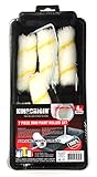 Kingorigin Miniペイントローラーキット7piece with 4インチペイントトレイfor DIYプロジェクト30004 AF