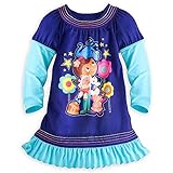 (ディズニー) Disney ドックはおもちゃドクター 長袖 ナイトシャツ ネグリジェ 紺ブルー フリル (3歳 100cm) [並行輸入品]